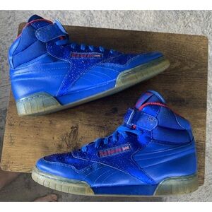 Reebok Classic Ex-O-Fit Hi “Wet Pack” Men’s Shoes 059503 RARE Sz 8.5 Blue